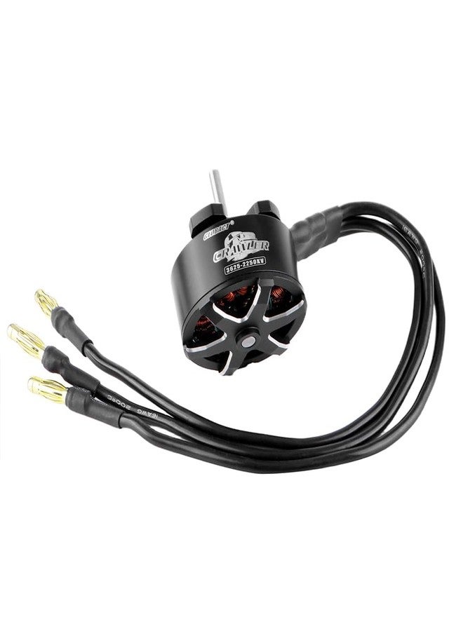 GLOBACT محرك GLOBACT 3625 بدون فرش 2250KV، ثنائي-رباعي الخلايا، بدون فرش، دوار خارجي، موصل موز 3.5 مم، لسيارة زحف تعمل بالتحكم عن بعد بمقياس 1/10 - Image 5